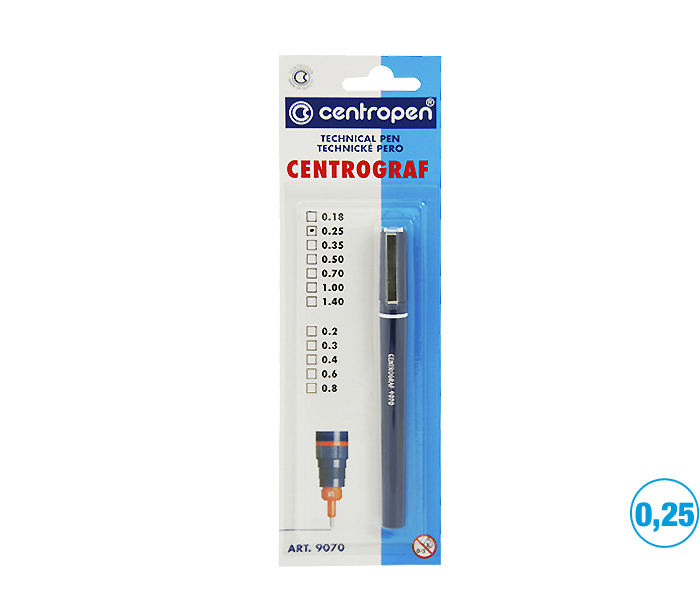 Popisovač CENTROPEN 9070 0,25mm
