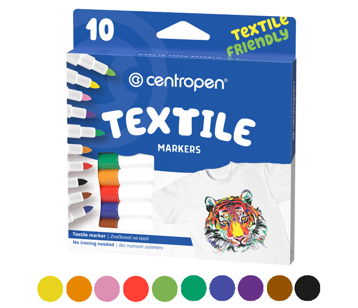 Popisovač CENTROPEN 2739/10 sada textil