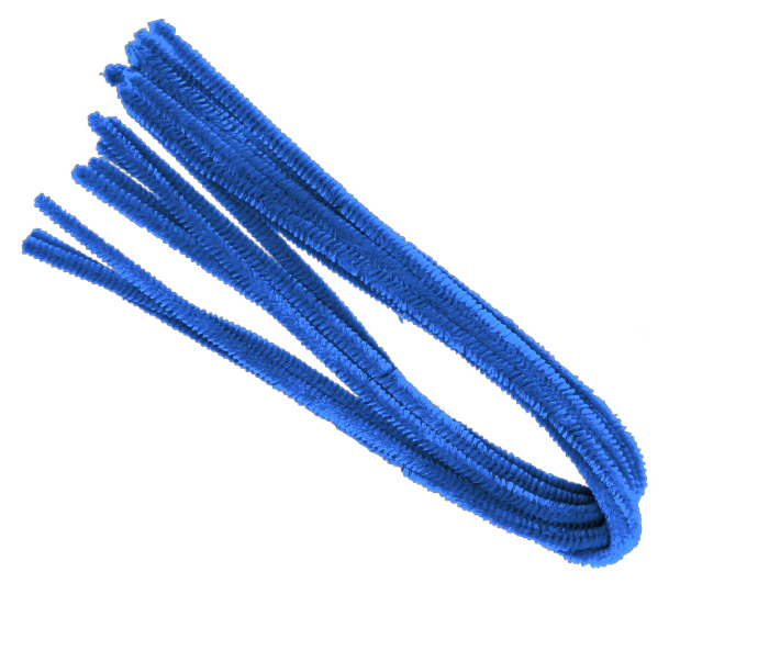 Drátek žinylka 500 x 8mm 10ks - tmavě modrý LUMA