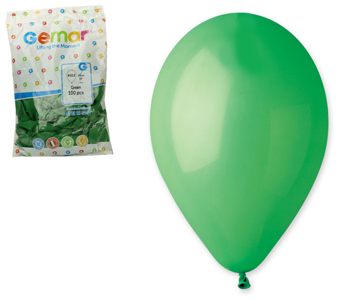 Balónky OBYČ. zelené
