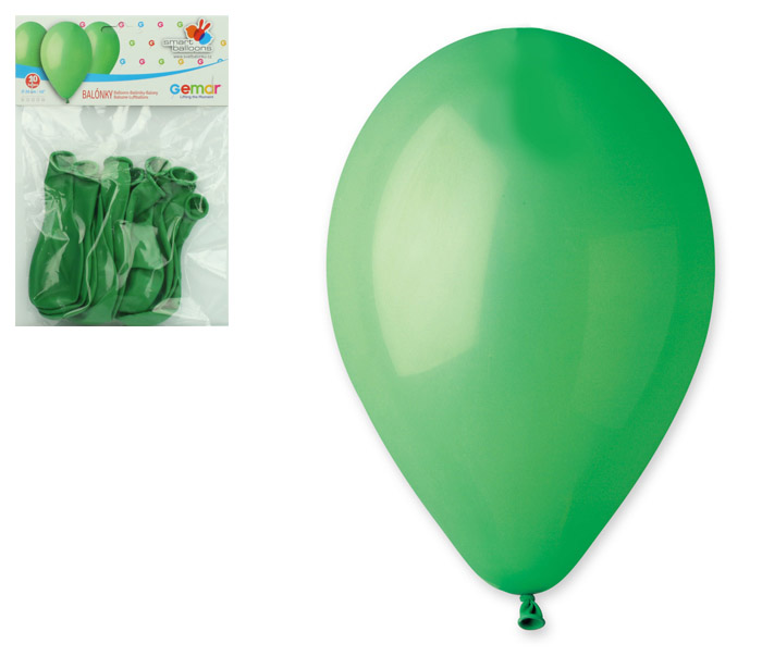 Balónky 10ks OBYČ. zelené