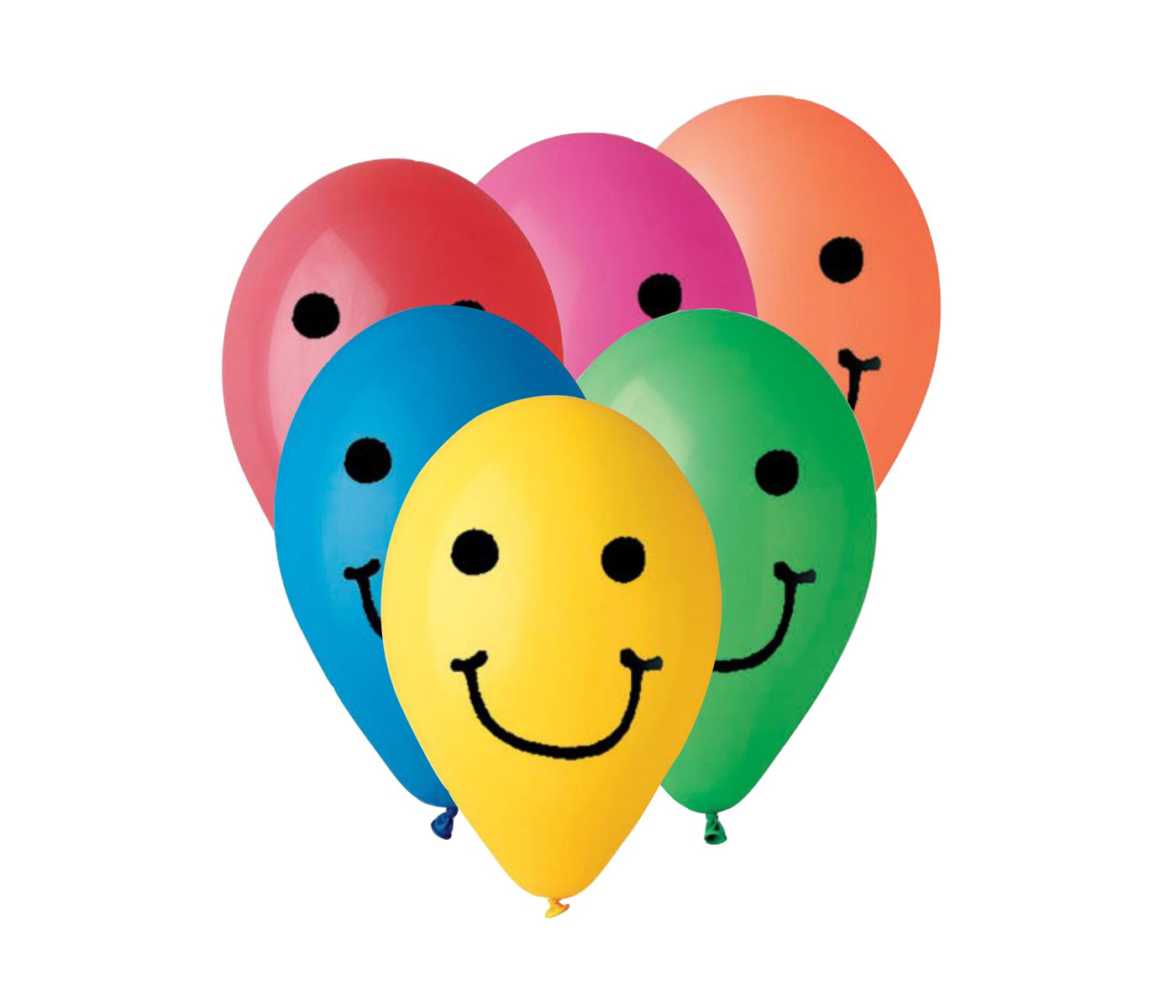 Balónky s potiskem 10ks OBYČ. Smile