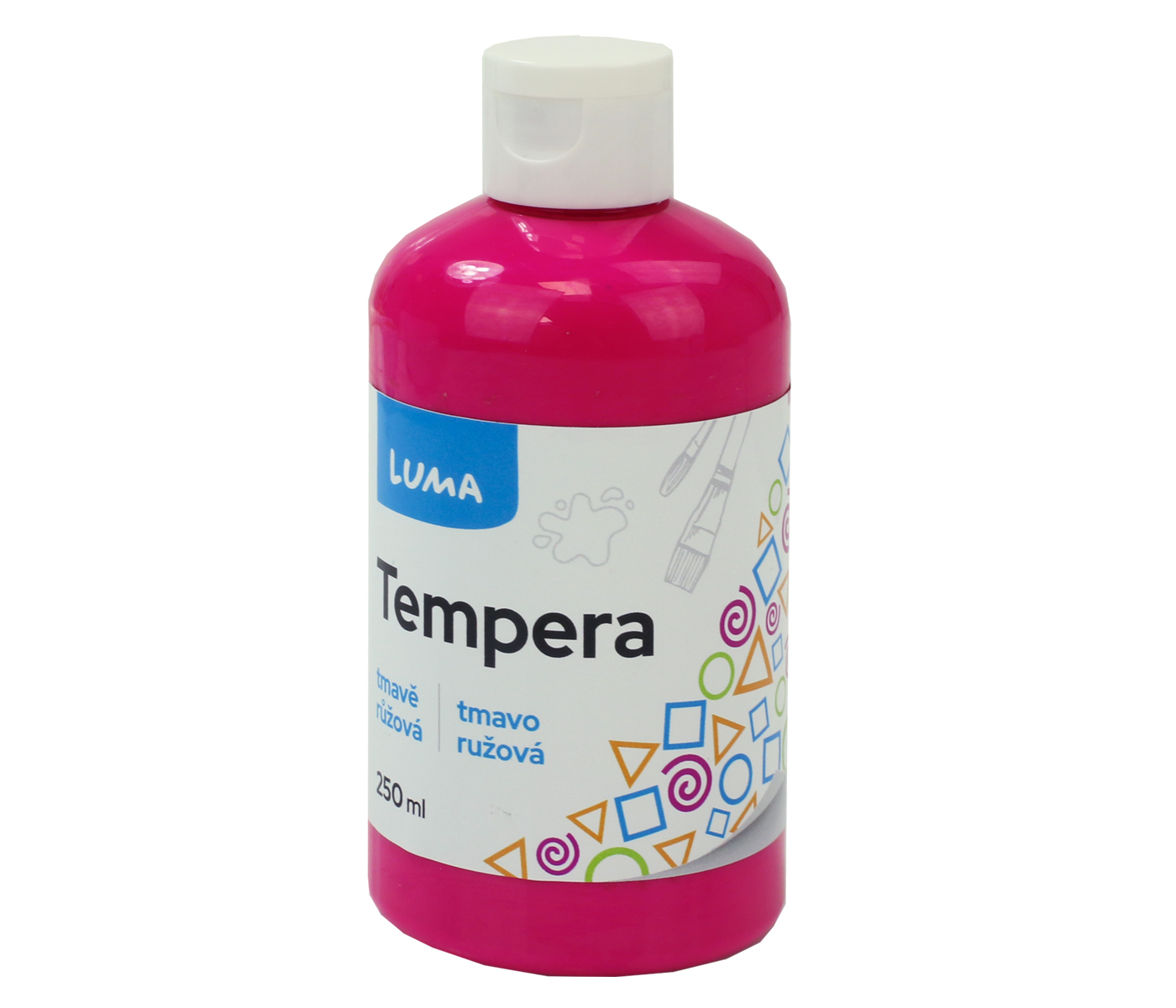 Barvy temperové LUMA 250ml růžová tmavě