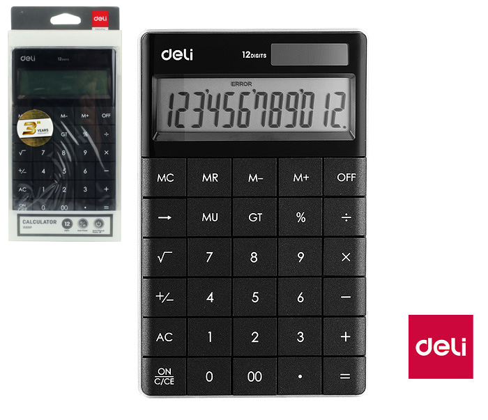 Kalkulačka DELI E1589P černá
